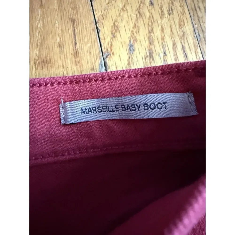 New Johnny Was Marseille Baby Boot Jeans JW1011CN8 Size 29 Cranberry